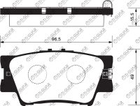 Тормозные колодки TG-733C/PN1522 (КЕРАМИКА)* Ti·GUAR