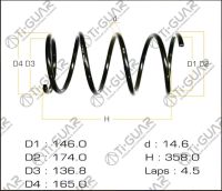 Пружина C4N-88321 / TG-CSS0067* Ti·GUAR